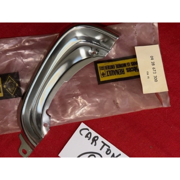 Angle de calandre aluminium AVD neuf origine Renault 16 L TL TS 1ère génération