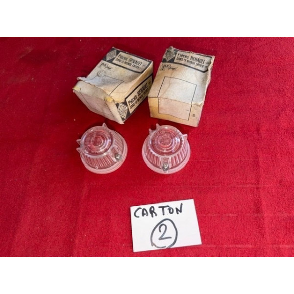 2 cabochons clignotant neuf Seima Renault 4 phase 1