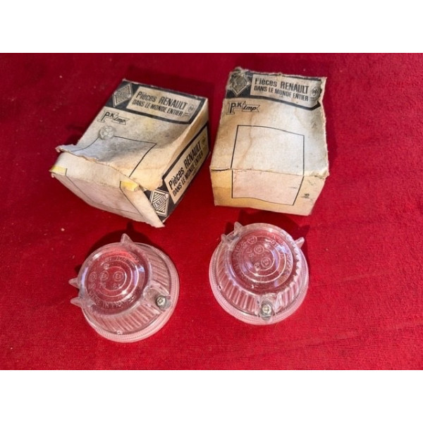 2 cabochons clignotant neuf Seima Renault 4 phase 1