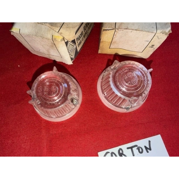 2 cabochons clignotant neuf Seima Renault 4 phase 1