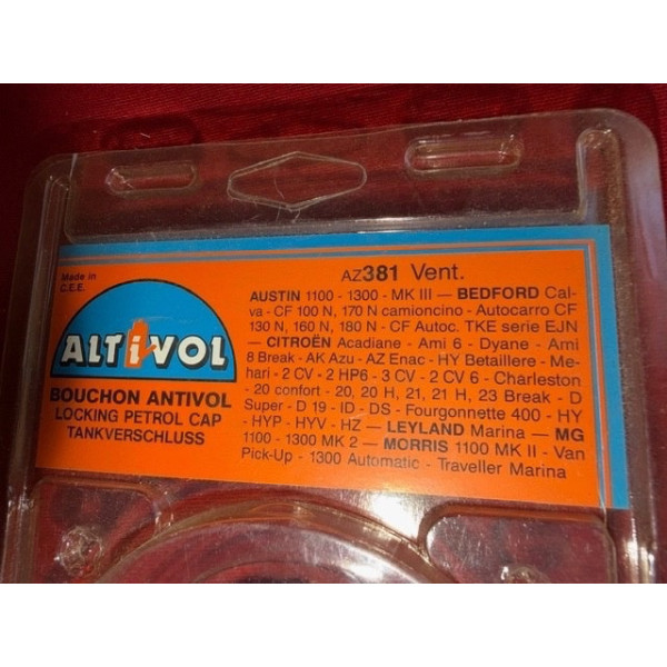 Bouchon essence à clé accessoire neuf Austin Mini Classic Bedford Leyland MG