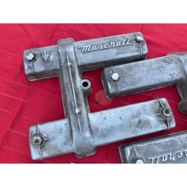 2 couvre culasse aluminium Citroën SM Maserati Merak