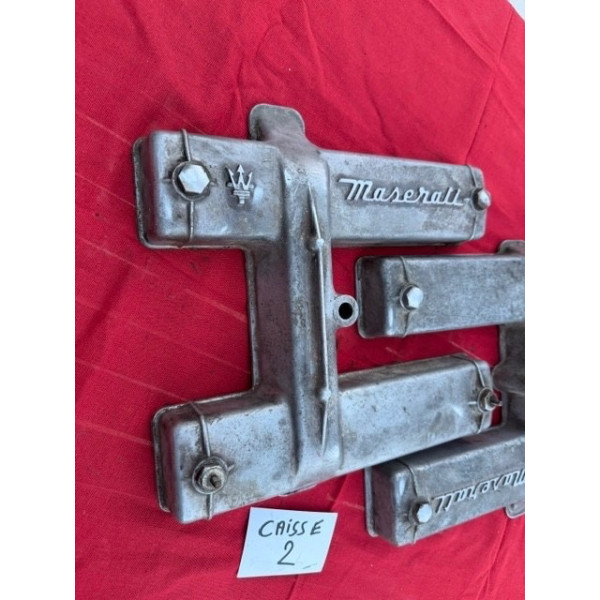 2 couvre culasse aluminium Citroën SM Maserati Merak