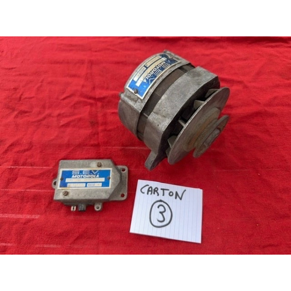 Alternateur + régulateur SEV Motorola origine Renault 8 Gordini Alpine A110