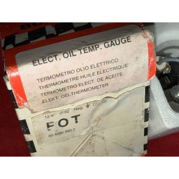 Thermomètre manomètre huile neuf Veglia Lamborghini Ferrari Maserati Alpine