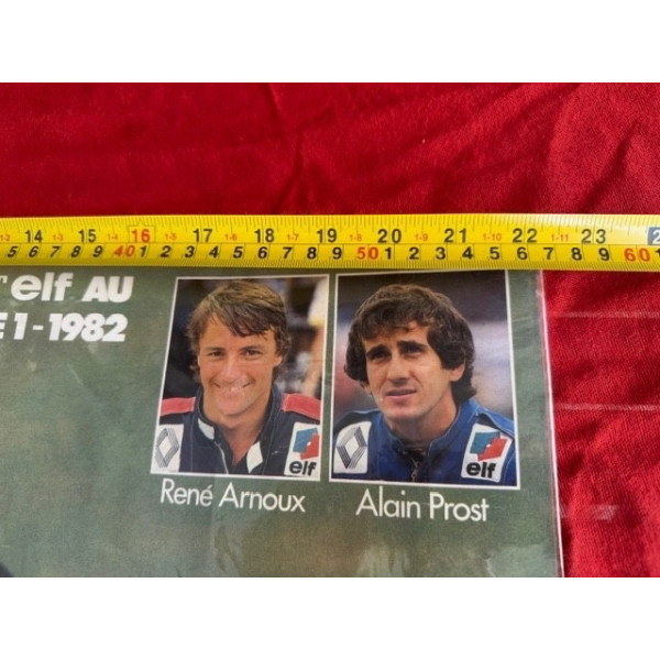 Poster Sport Auto Renault Elf Formule 1 Grand Prix de France 1982