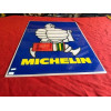 Plaque publicitaire plastique original guide Michelin