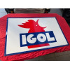 Tôle peinte publicitaire original huile Igol