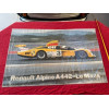 Affiche originale garage et concession Renault Alpine A442 Le Mans