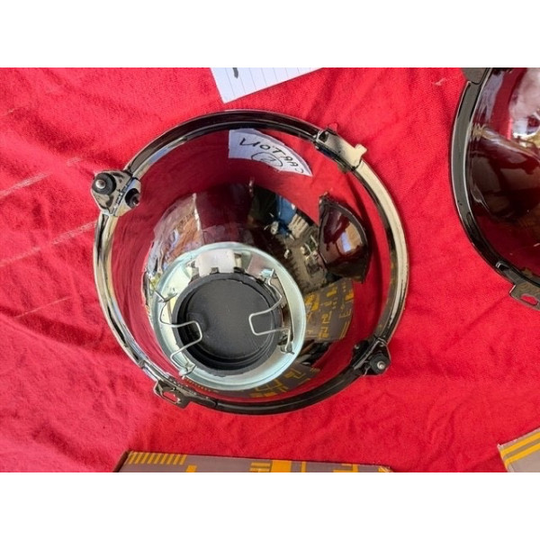 2 paraboles neuves 180mm gros phares Cibie Renault 8 Gordini