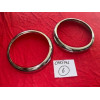 2 cerclages Marchal gros phares chrome neuf refabriqué Peugeot 203 403 Maserati