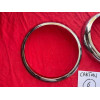 2 cerclages Marchal gros phares chrome neuf refabriqué Peugeot 203 403 Maserati
