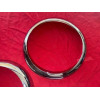 2 cerclages Marchal gros phares chrome neuf refabriqué Peugeot 203 403 Maserati