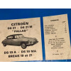Revue technique original Citroën DS 19 et 21 Pallas 1965 à 1967