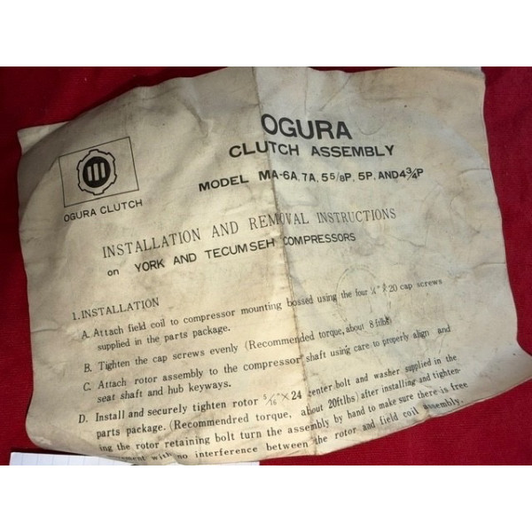 Tête de compresseur York de climatisation neuve original Citroën DS 20 21 et 23