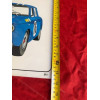 Poster lithographie Renault 8 Gordini + Amédée Gordini