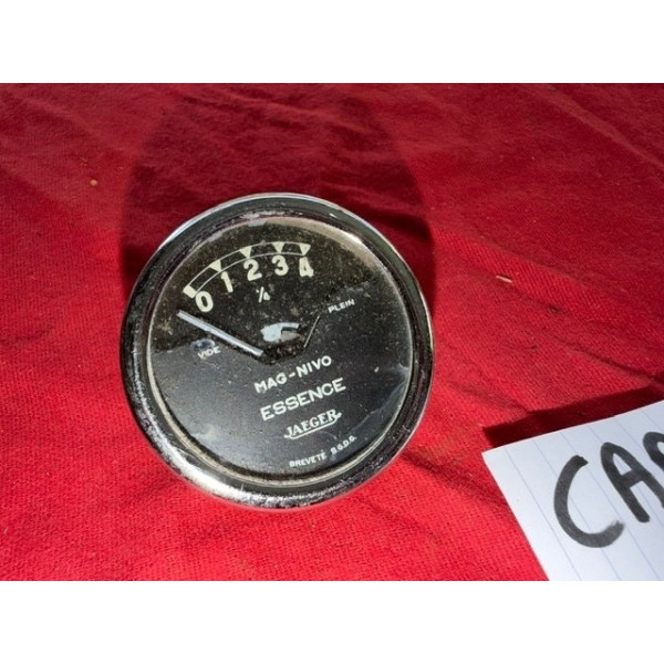 Manomètre Jaeger niveau essence ancienne génération Alpine Gordini Simca Rally