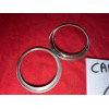 2 petites lunettes chrome aluminium feu arrière en verre Renault Peugeot Citroën