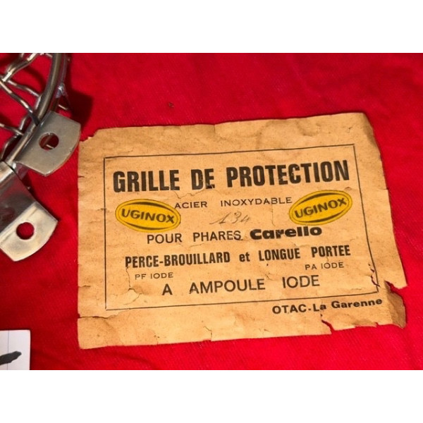 Grilles de protection phares Carello Rally Renault Gordini Alpine Citroën Fiat