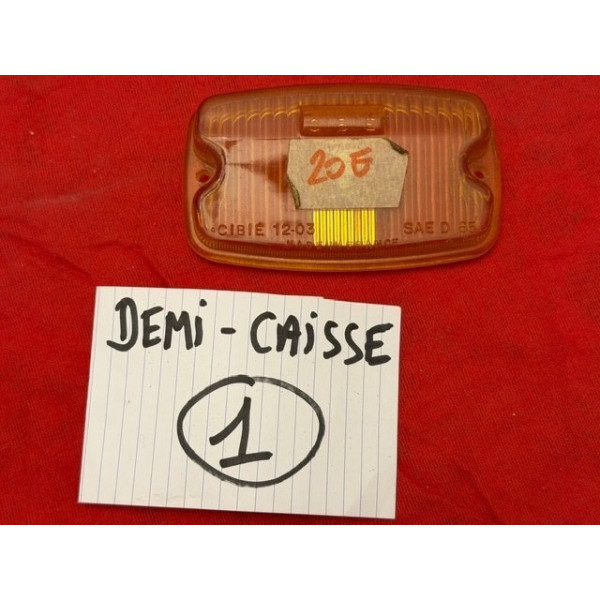 Cabochon neuf feu de recul Cibie verre Alpine A110 GR4 Citroën ID DS 19 ou 21