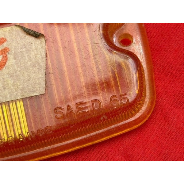 Cabochon neuf feu de recul Cibie verre Alpine A110 GR4 Citroën ID DS 19 ou 21