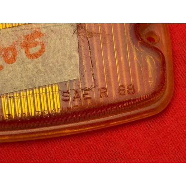 Cabochon neuf feu de recul Cibie verre Alpine A110 GR4 Citroën ID DS 19 ou 21