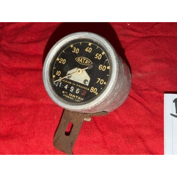 Compteur kilométrique Datay cyclomoteur moto ancienne Terrot