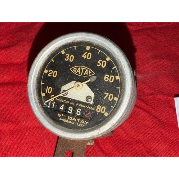 Compteur kilométrique Datay cyclomoteur moto ancienne Terrot