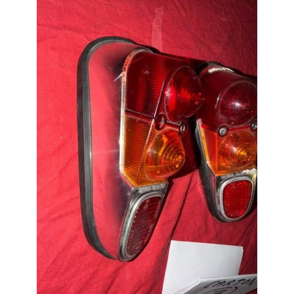 2 cabochons chrome de Renault 4L Super Alpine A108