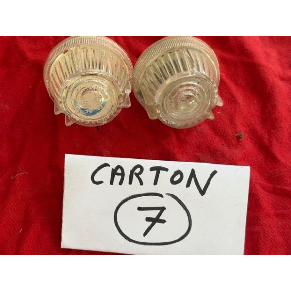 2 veilleuses clignotants neuves avant Renault 4 1ère génération
