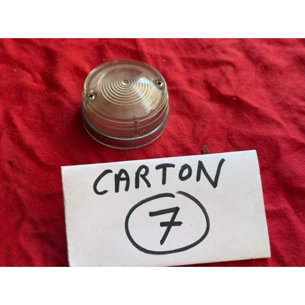 Cabochon de veilleuse clignotant neuf avant Renault 8 Gordini