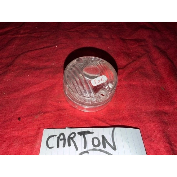 Cabochon de veilleuse clignotant neuf avant Renault 8 Gordini export