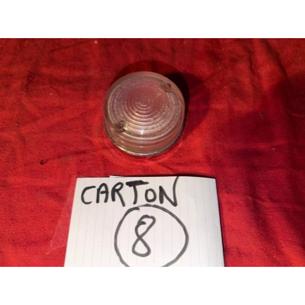 Cabochon de veilleuse clignotant neuf avant Renault 8 Gordini