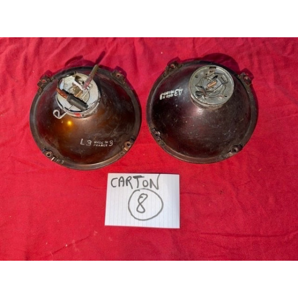 2 phare Cibie origine longue portée centraux Alpine A110 Citroën DS Porsche 911