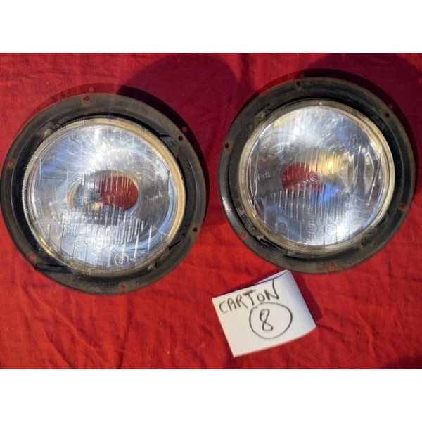 2 phares Cibie original Renault 4