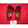 2 cabochons de feu arrière original Renault 4