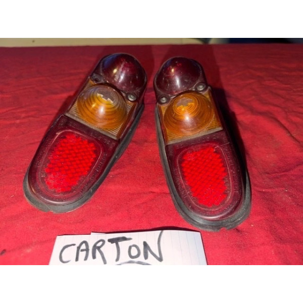 2 cabochons de feu arrière original Renault 4