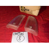 2 cabochons neuf clignotants avant droit et gauche blanc Cibie Simca 1307 1308