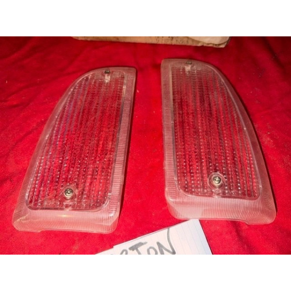 2 cabochons neuf clignotants avant droit et gauche blanc Cibie Simca 1307 1308