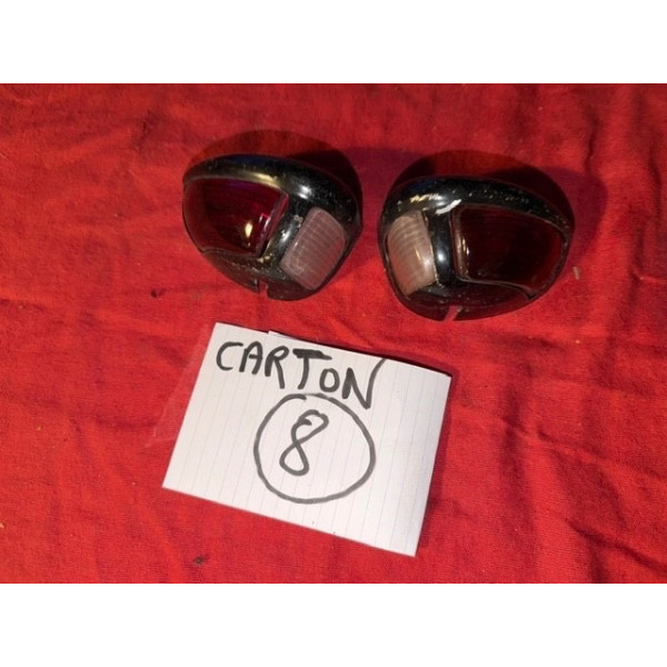 2 cabochons originaux clignotants latéraux Scintex V51 - Renault 4CV