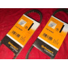2 courroies 10x625 Renault 4L moteurs 1108cm³ type C1C C1E et 688 alternateur