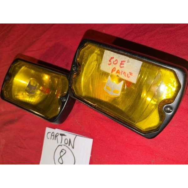 2 feux longue portée Marchal accessoire Renault 16 30 Peugeot 504 Citroën CX GS