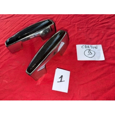Jeu de 2 butoirs arrière de pare choc originaux droit et gauche Renault 8 Gordini