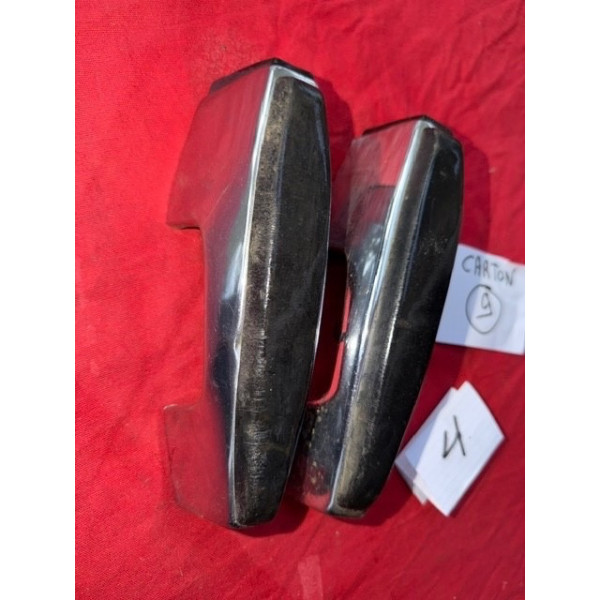 Jeu de 2 butoirs arrière de pare choc originaux droit et gauche Renault 8 Gordini