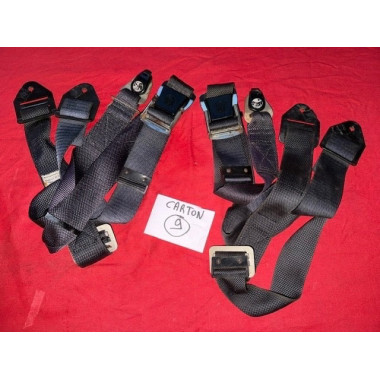 Jeu de 2 ceintures sécurité accessoire origine Air France Citroën DS SM Maserati