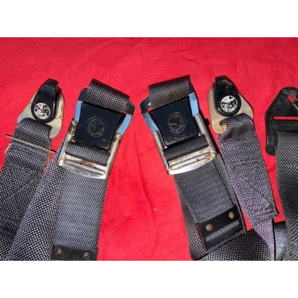 Jeu de 2 ceintures sécurité accessoire origine Air France Citroën DS SM Maserati