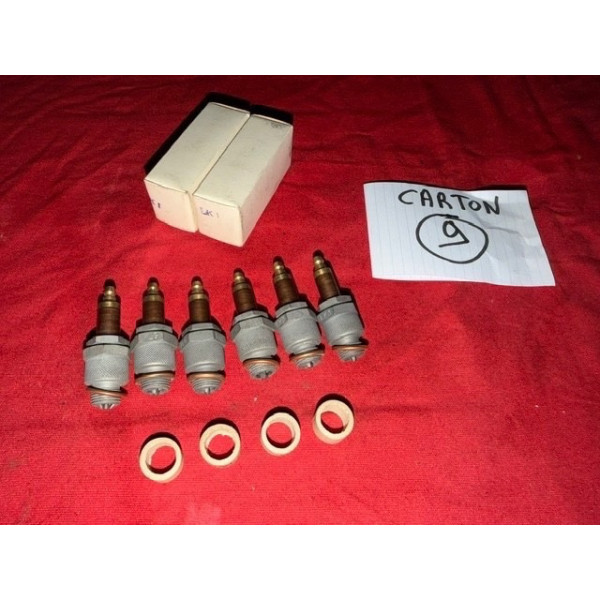 6 bougies neuves KLG LK1 double cathode Delahaye Delage Hotchkiss Amilcar Citroën