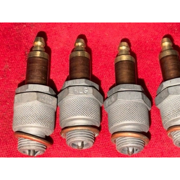 6 bougies neuves KLG LK1 double cathode Delahaye Delage Hotchkiss Amilcar Citroën