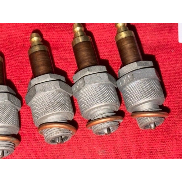 6 bougies neuves KLG LK1 double cathode Delahaye Delage Hotchkiss Amilcar Citroën