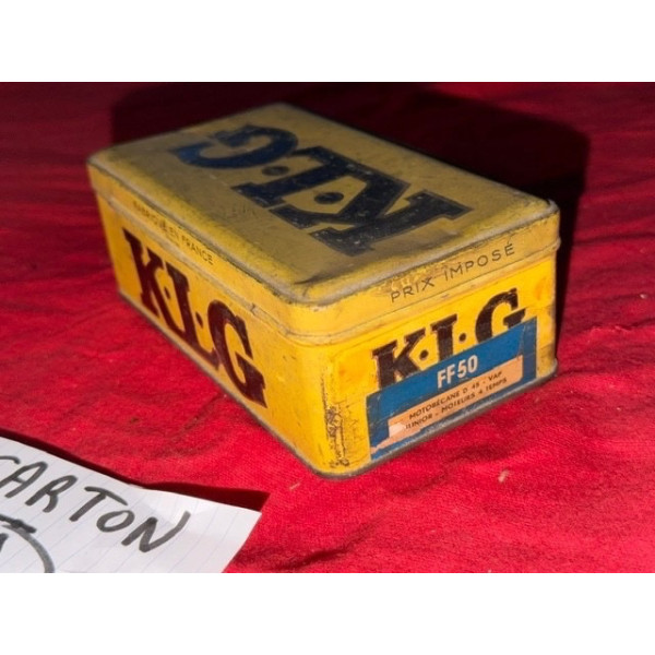Boîte à bougie KLG original Delahaye Delage Hotchkiss Amilcar Citroën Renault